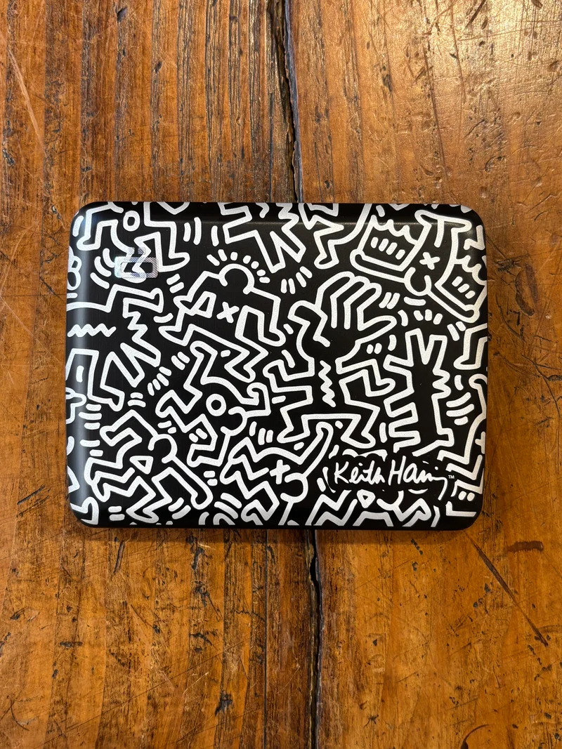 Porte-carte Haring Black Large - Ögon Design