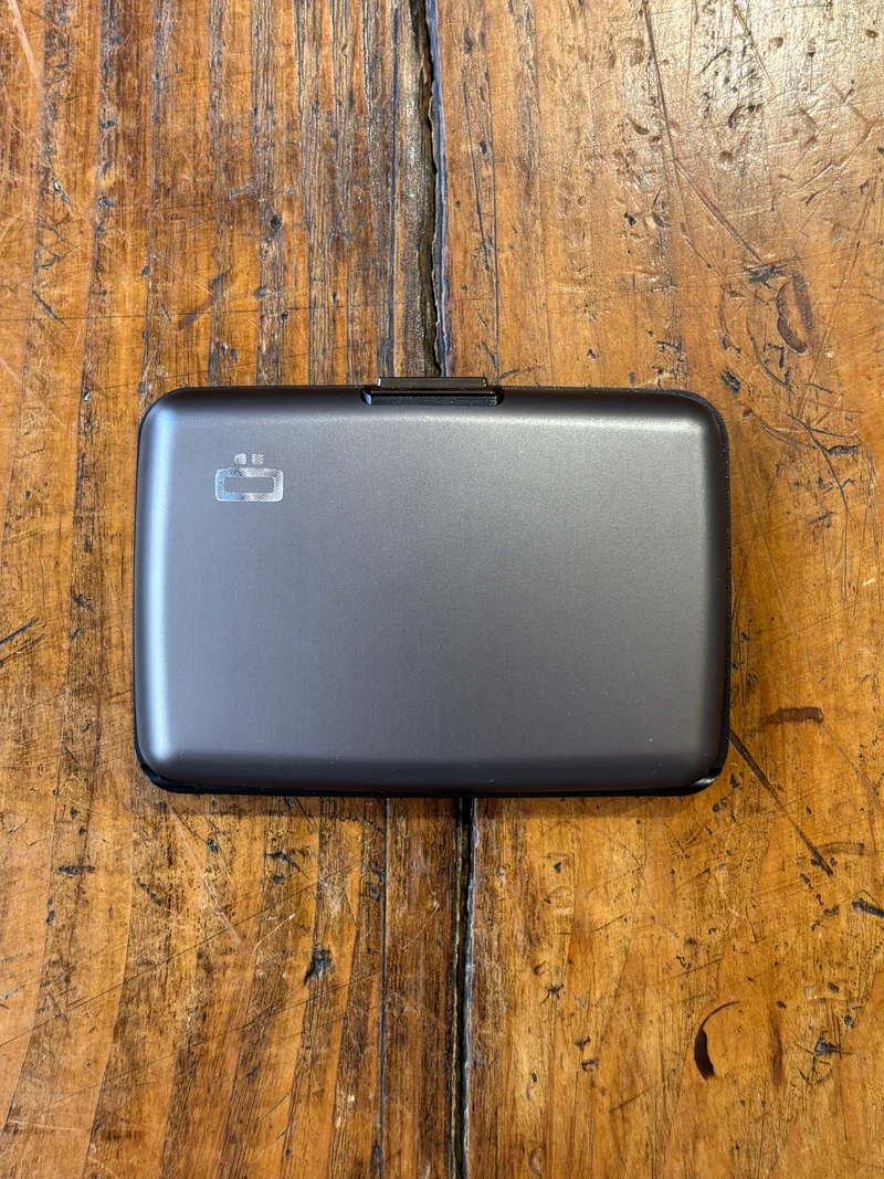 Porte-carte Titanium Lisse - Ögon Design