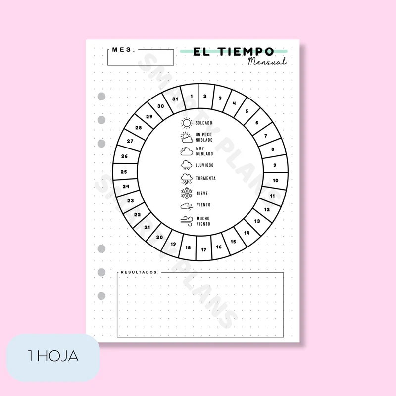 Plantilla Individual Mensual - El Tiempo
