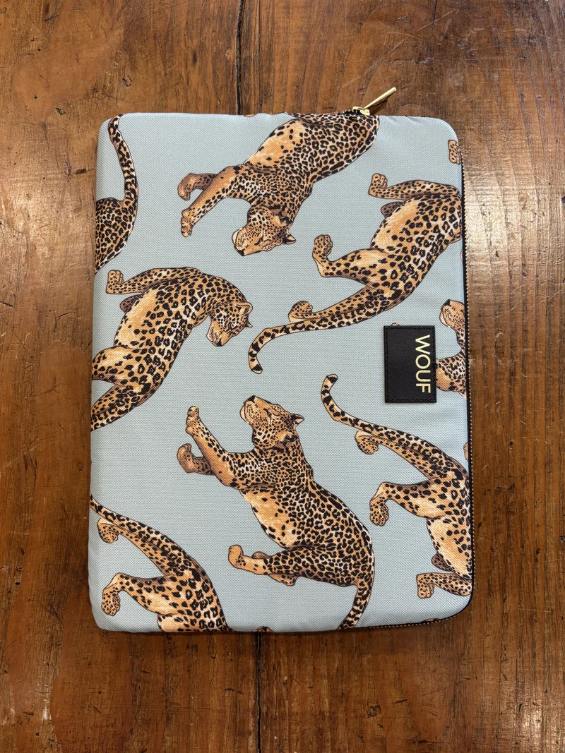 Housse ordinateur 13"/14" Emerald Leopard - WOUF