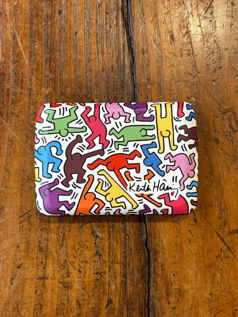Porte-carte Keith Haring Couleurs Strié - Ögon Design