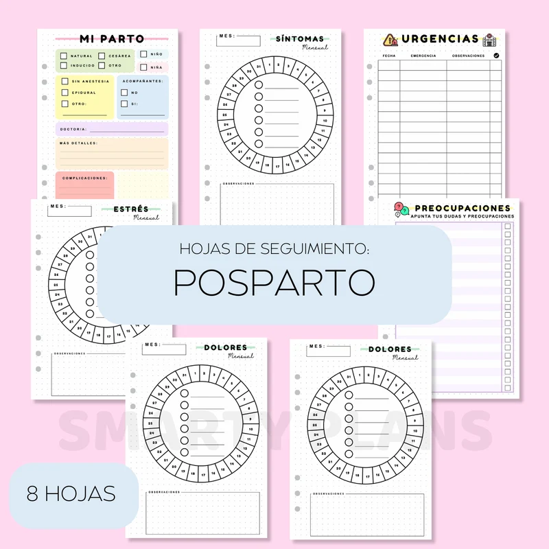 Pack Plantillas - Posparto