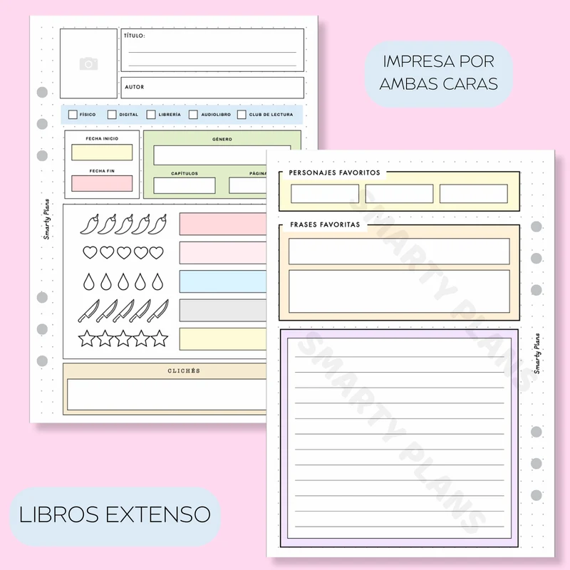 Plantillas Reseñas: Libros, Películas, Series y Videojuegos