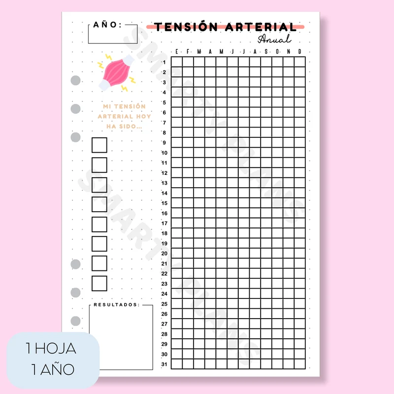Hoja Anual Salud - Tensión Arterial