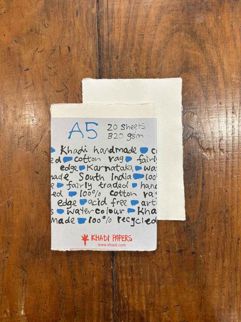 Lot Feuille A5 320gr - Khadi Papers
