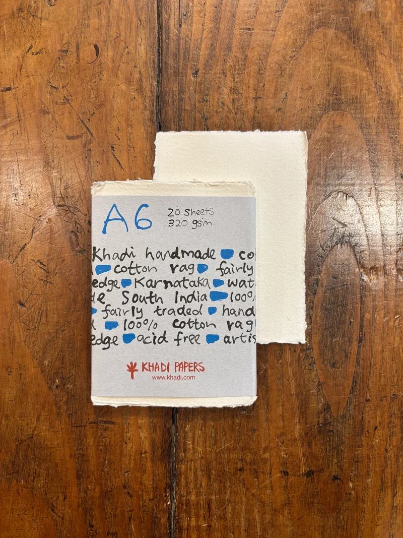 Lot Feuille A6 320gr - Khadi Papers