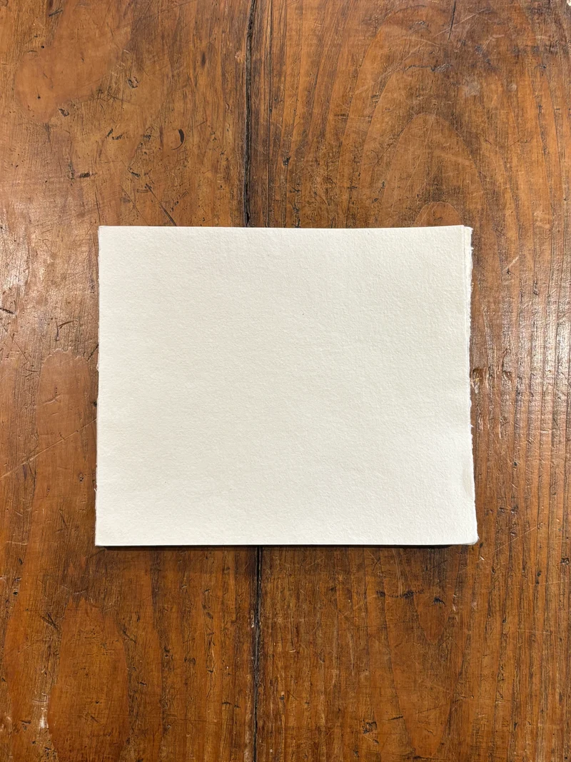 Carnet Petit Format Blanc - Khadi Papers