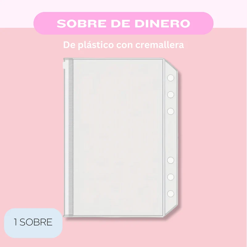 Sobres de Ahorro Dinero - A5 A6 A7 - Individual y Packs