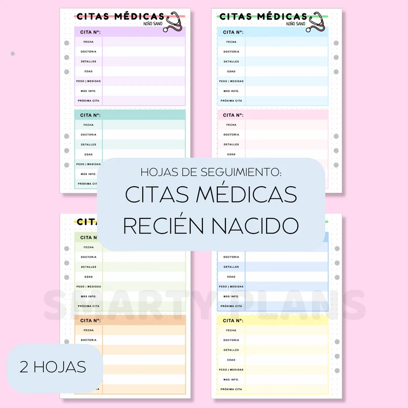 Plantillas Salud - Citas Médicas Recién Nacido