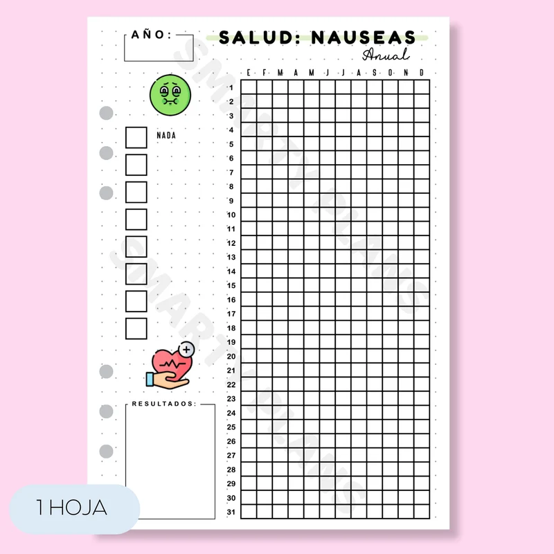 Hoja Anual Salud - Nauseas