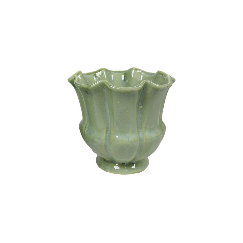 Vase cache-pot MEDICIS vert