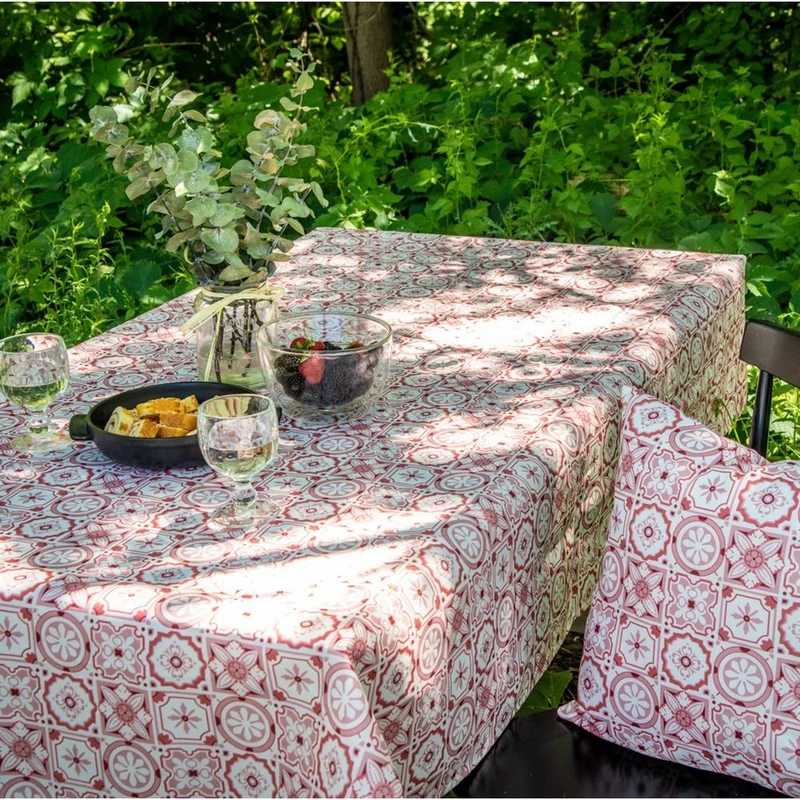 Nappe MOSAÏQUE rouge