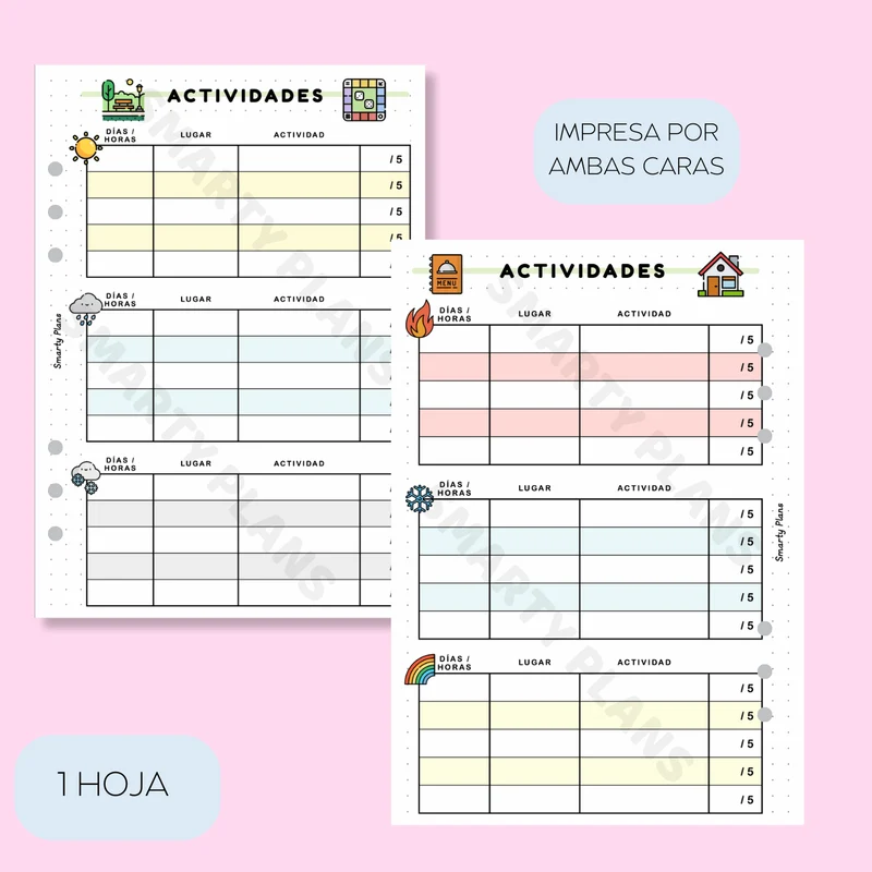Plantilla Individual - Actividades