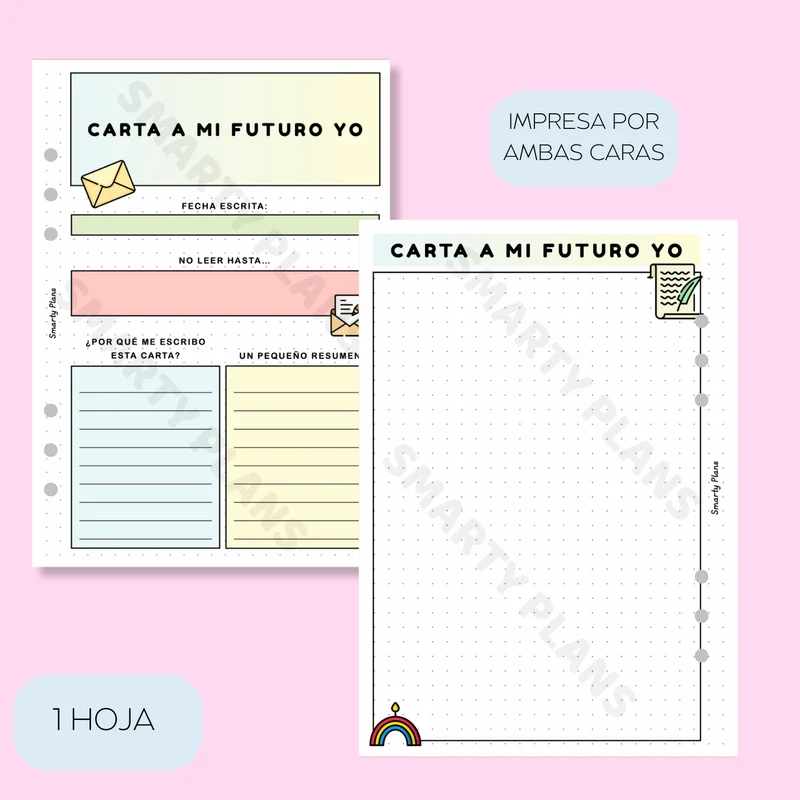 Plantilla Individual - Carta A Mi Futuro Yo