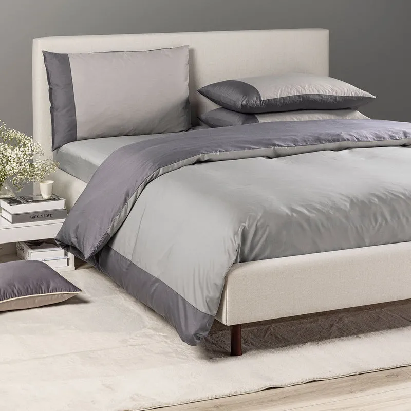 Completo Copripiumino Suite Double in Raso di cotone