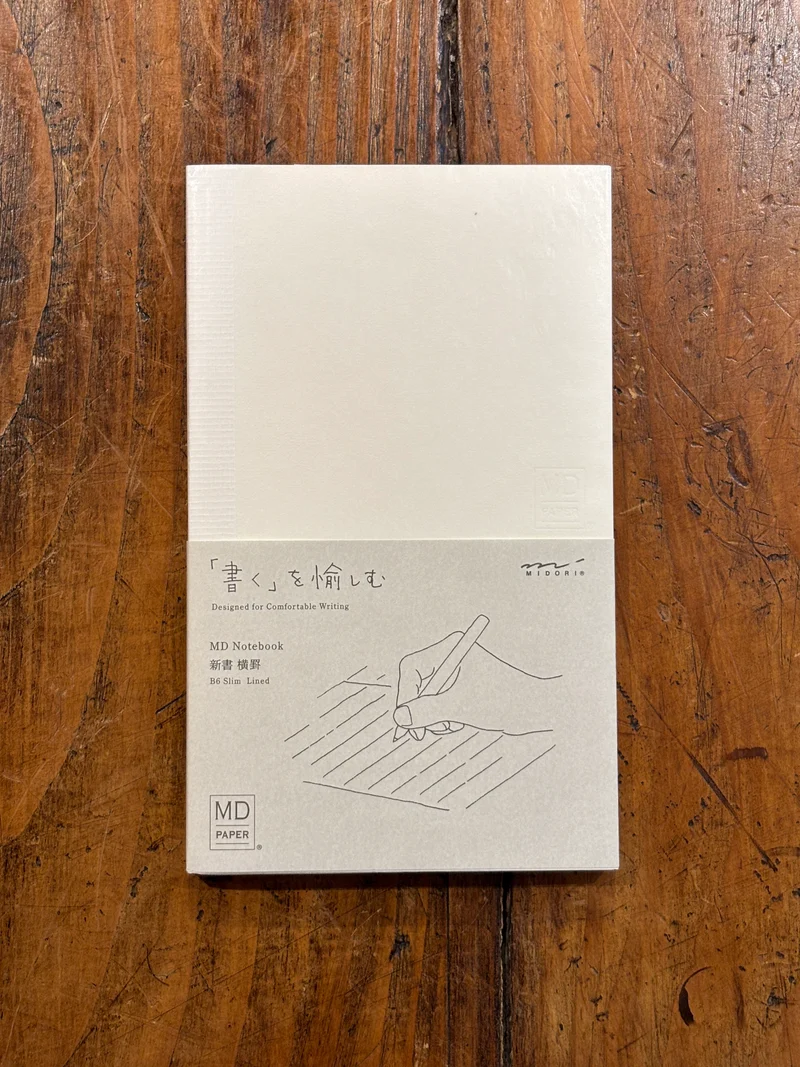 Carnet B6 slim Ligné - Midori