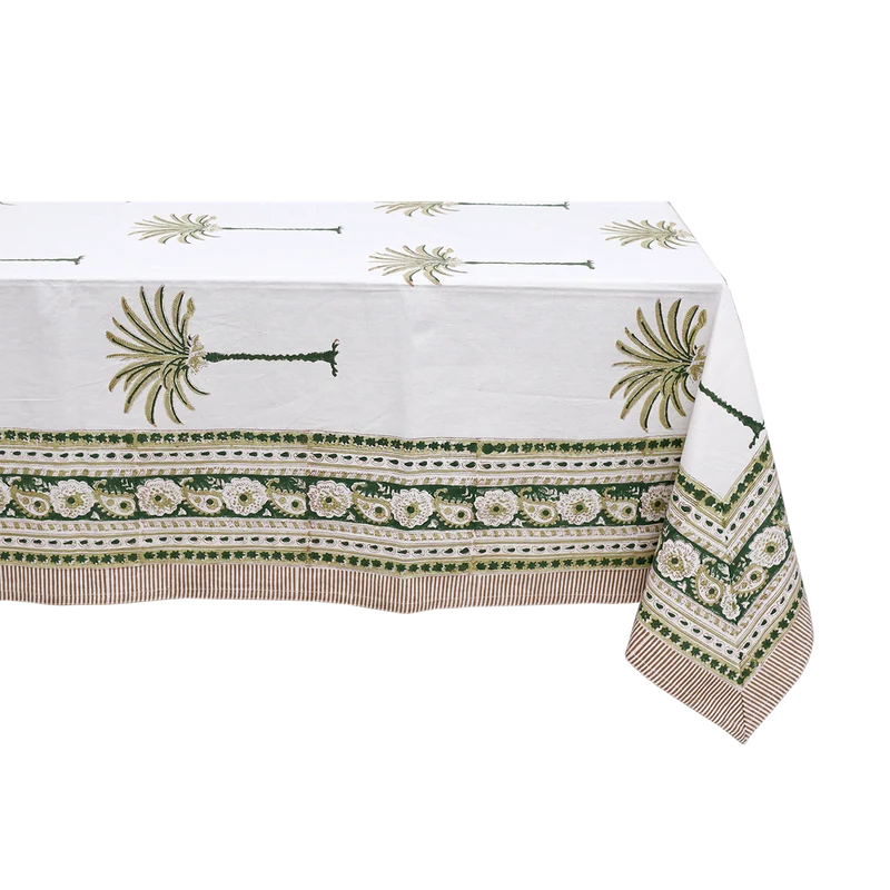Nappe imprimée Palmier vert 150 × 260 cm