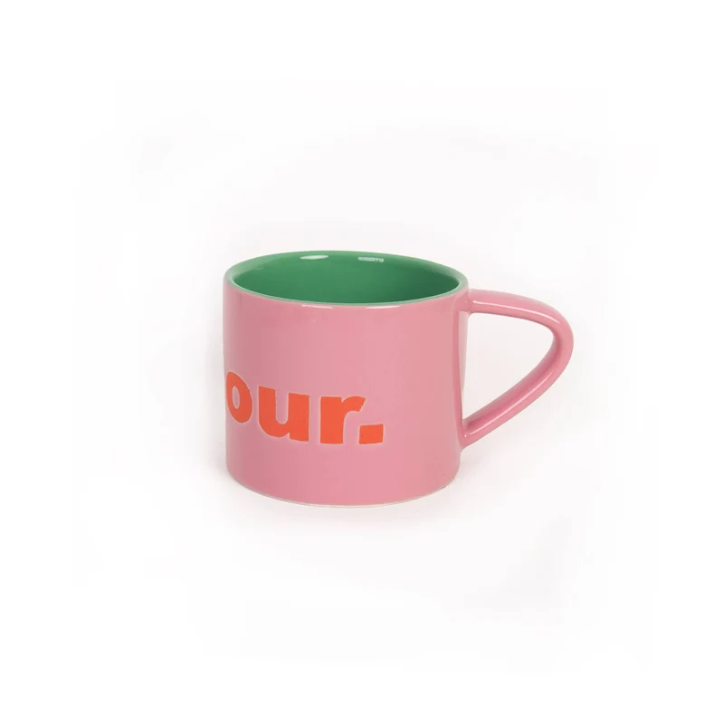 Mug BONJOUR - rose
