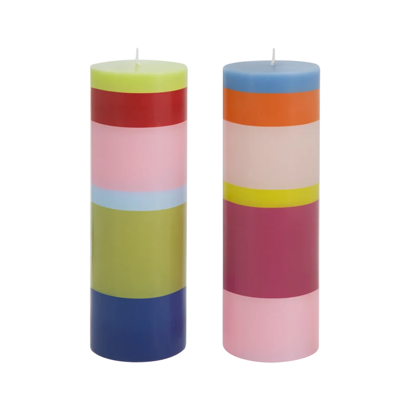 Set de 2 bougies cylindriques - VERONA