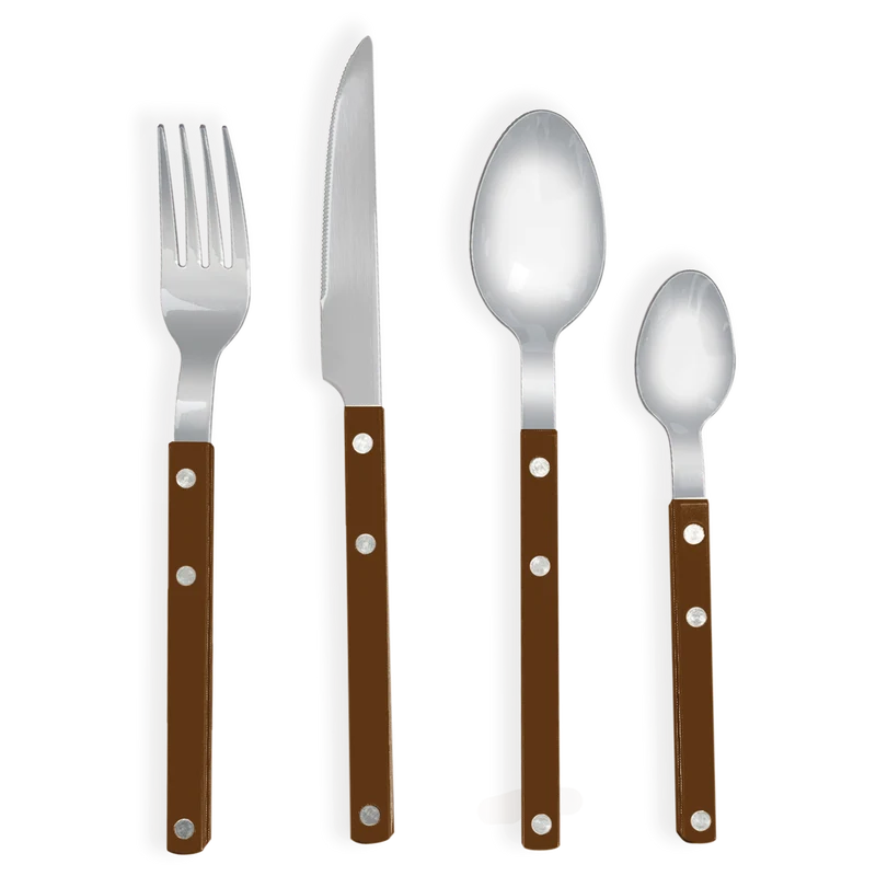 Set de 4 couverts GUSTAVE – moka