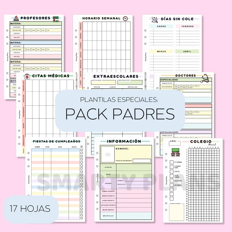 Pack Plantillas - Padres