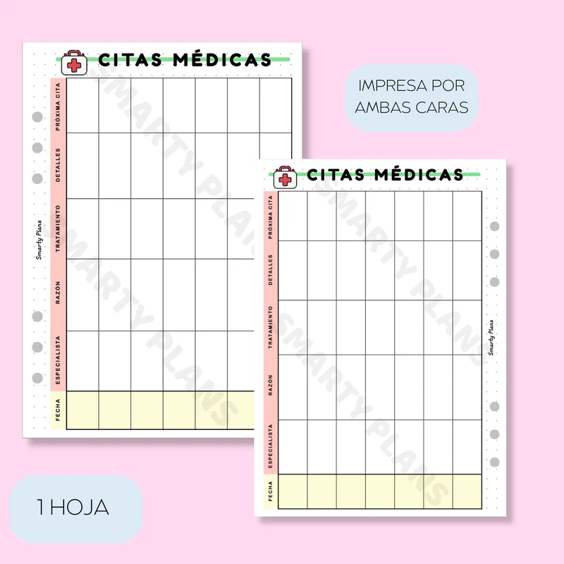 Plantilla Individual Salud - Citas Médicas (versión 2)
