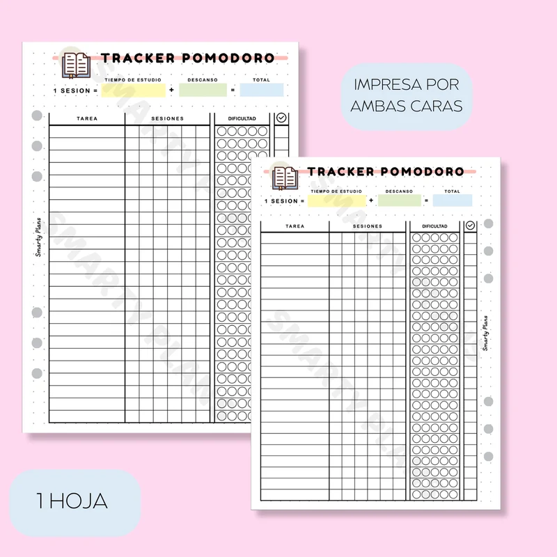 Plantilla Individual - Tracker Pomodoro