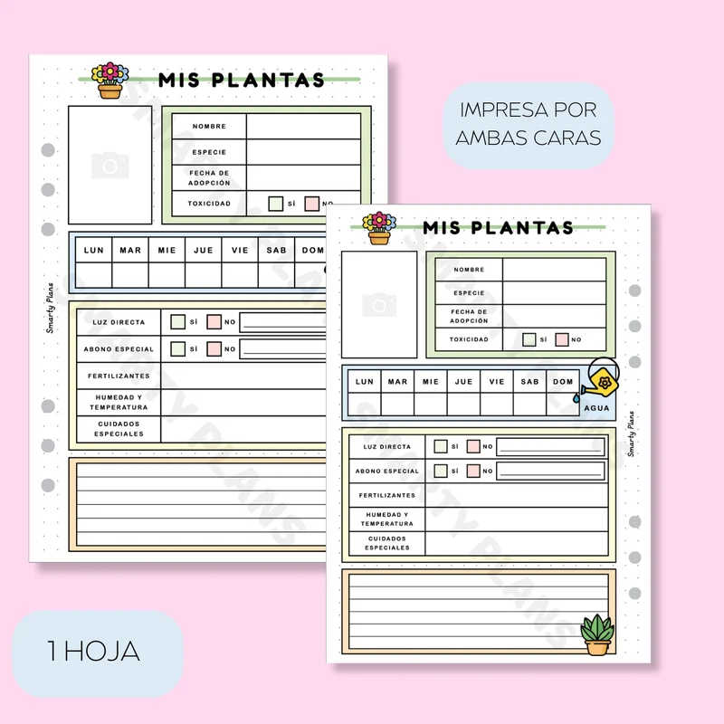 Plantilla Individual - Mis Plantas