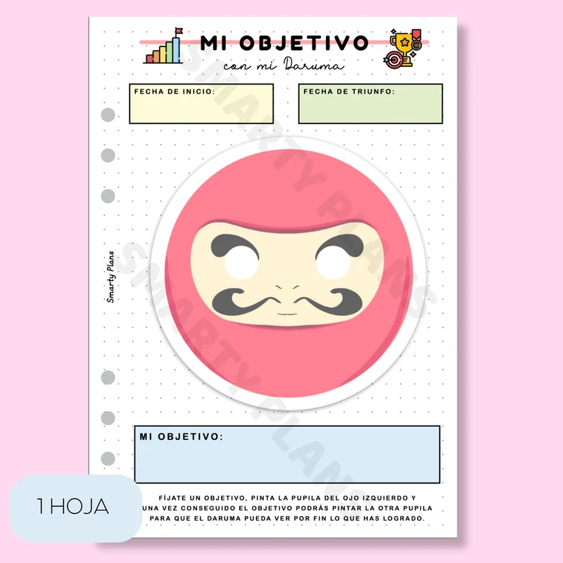Plantilla Individual - Mi Objetivo Daruma