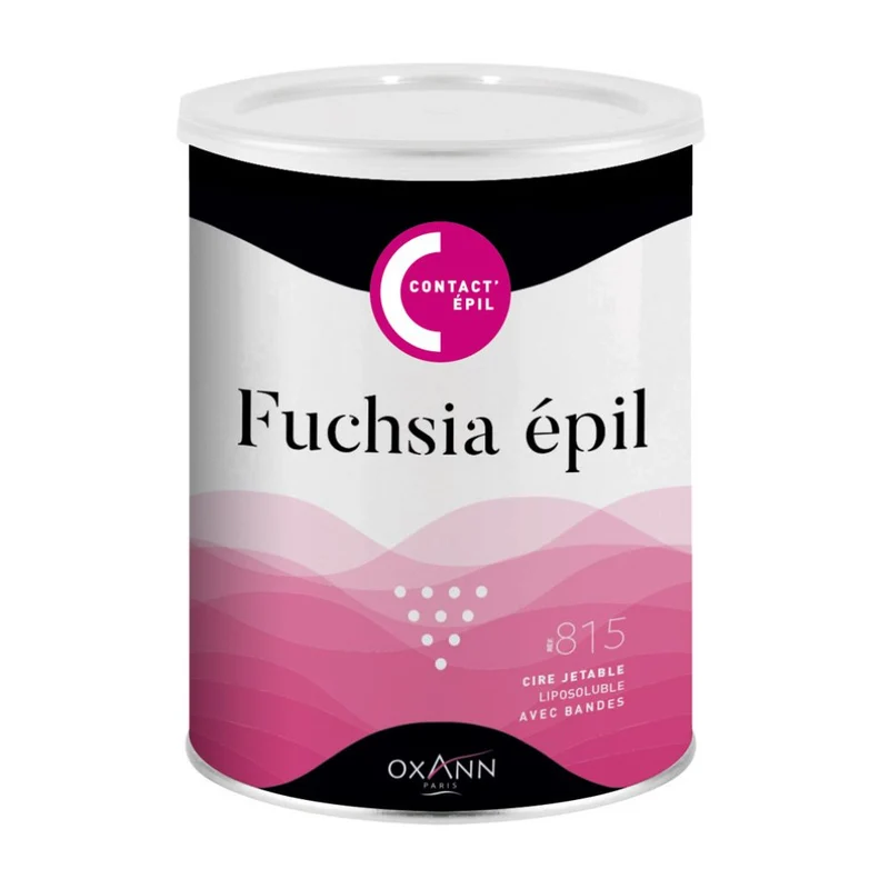 Cire Fuchsia Epil avec bandes pot 750g