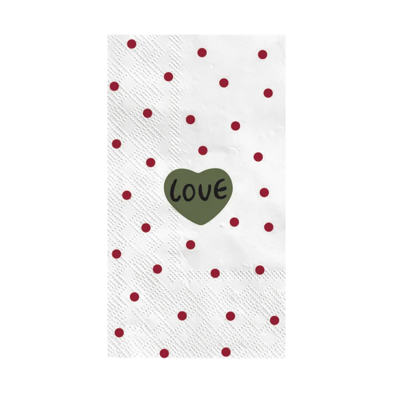Serviettes en papier - LOVE
