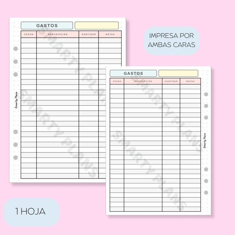 Plantilla Individual - Gastos Emprendimiento