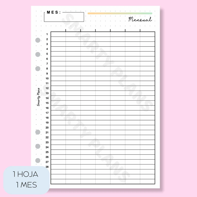 Plantilla Mensual - En blanco (3)