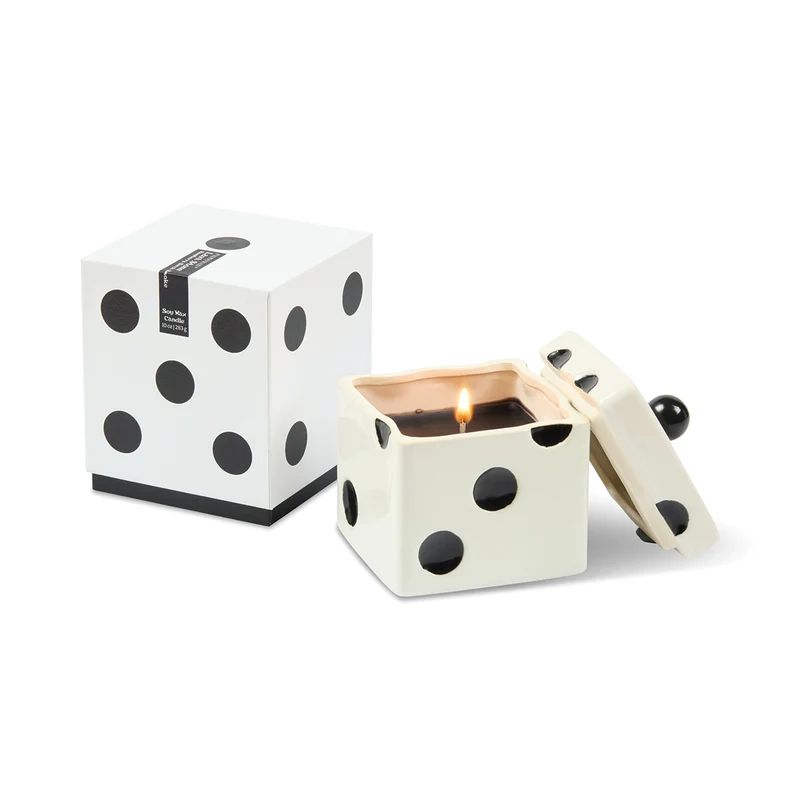 Bougie parfumée LUCKY DICE - Lava stone