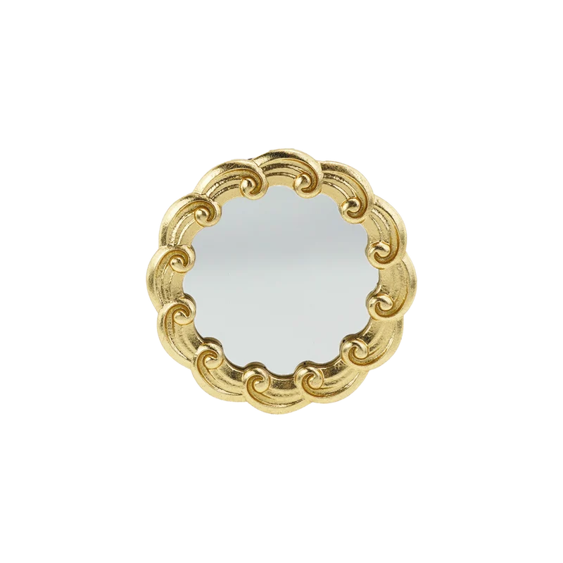 Miroir Vagues - doré