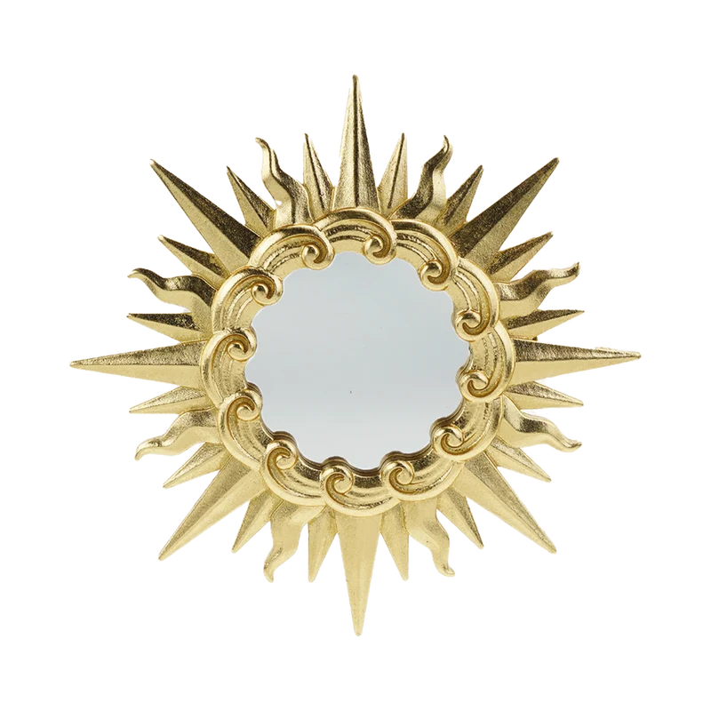 Miroir SOLEIL - doré