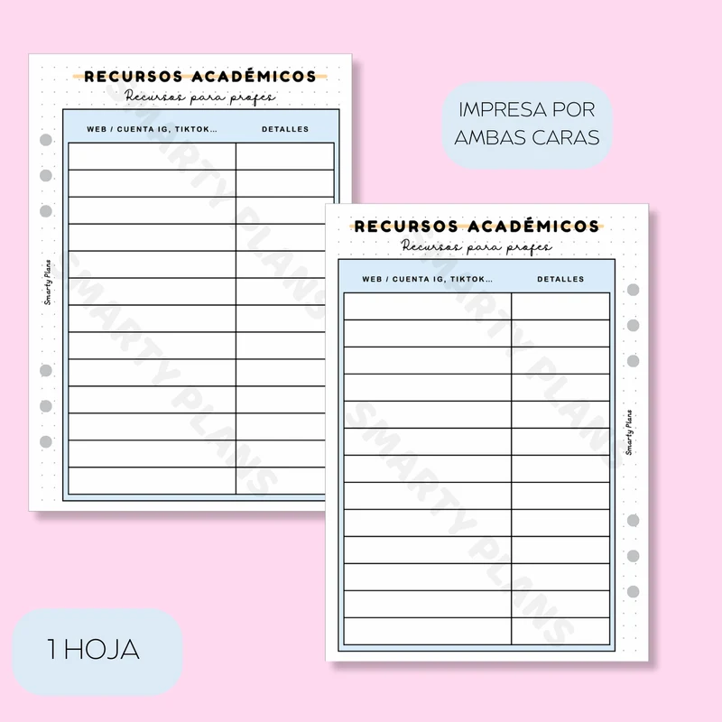Plantilla Individual - Recursos Académicos