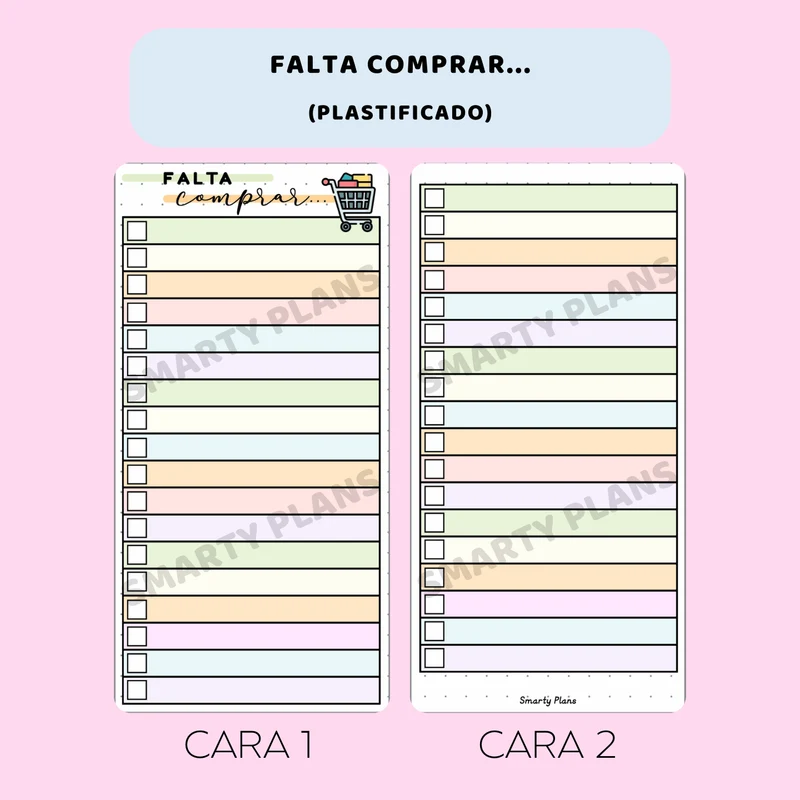 Falta Comprar - Tarjeta Plastificada