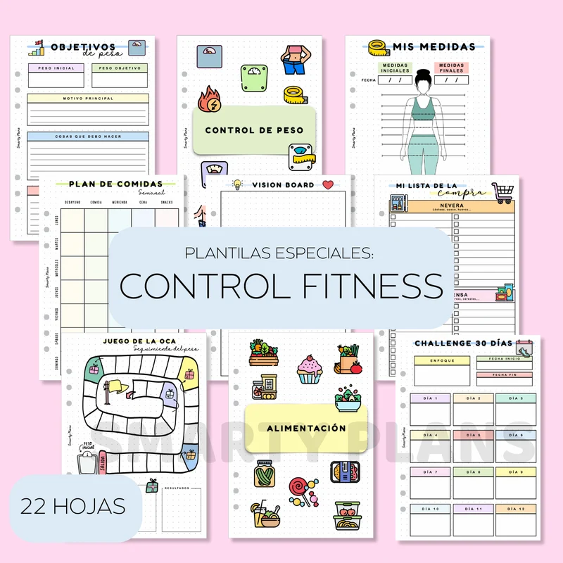 Pack Plantillas - Control Fitness