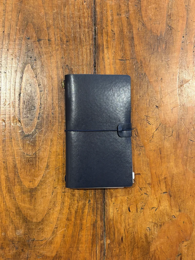 Carnet Cuir Midnight Blue - Voyager Notebook