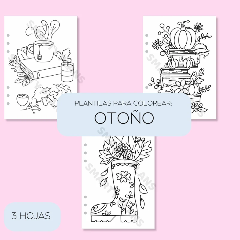 Plantillas para Colorear - Otoño