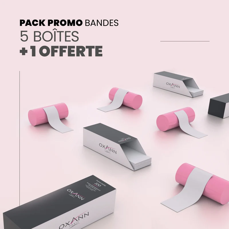 5+1 offertes - boites bandes épilation premium quality