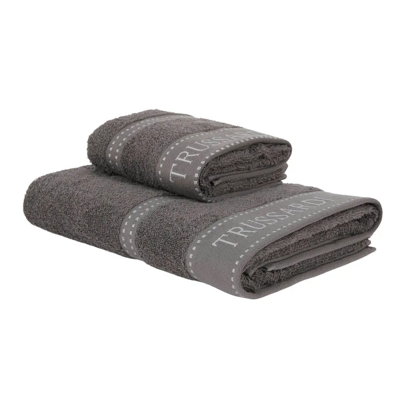 Asciugamano con Ospite ribbon in Spugna 450 gr/mq