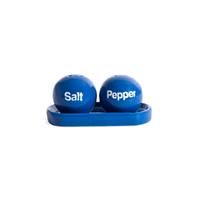 Salière & poivrière Ping-Pong - bleu