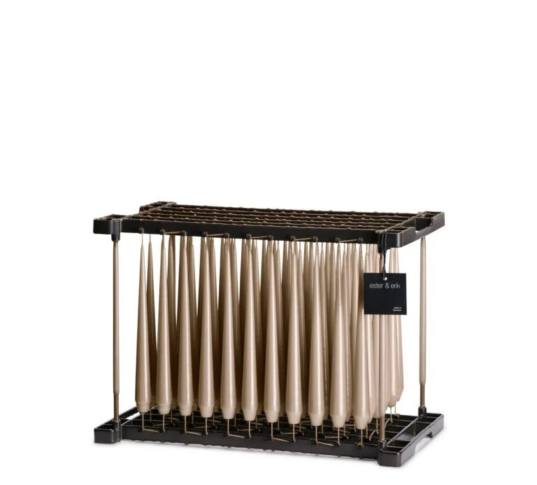 Chandelle TAPER Ester & Erik - 42 cm - 18 Nougat Note (ensemble de 2)