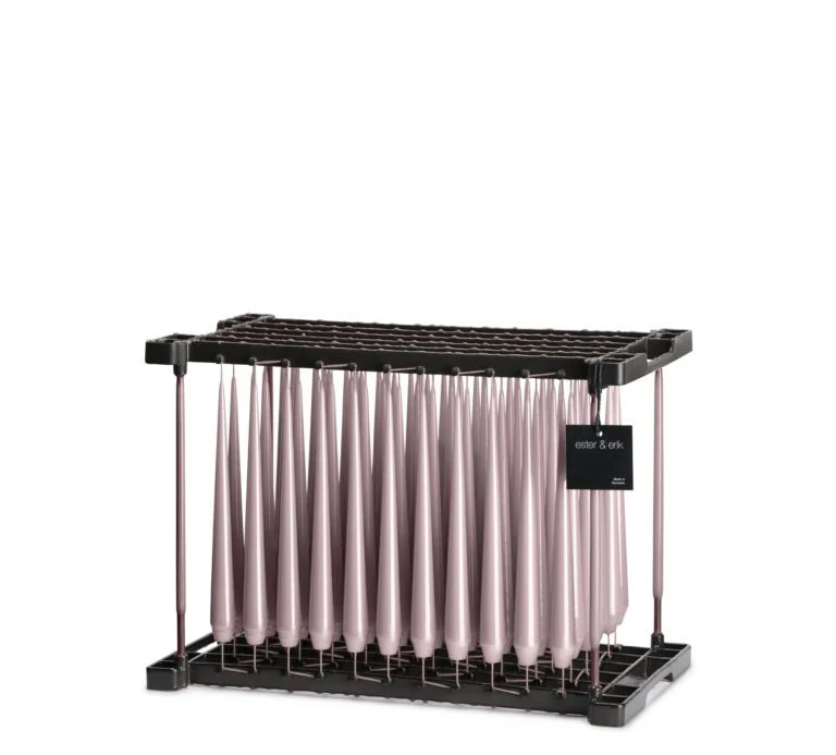 Chandelle TAPER Ester & Erik - 52 Soft Rose (ensemble de 2)