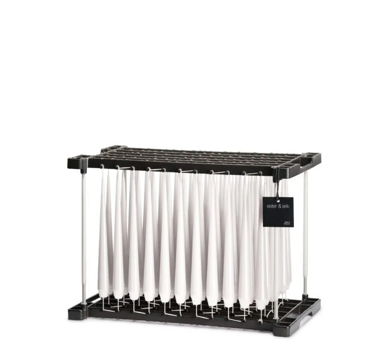 Chandelle TAPER Ester & Erik - 24 cm ou 42 cm - 21 White Ash (ensemble de 2)