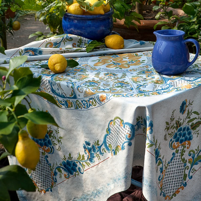 Tovaglia ravello Moderno in Raso di cotone