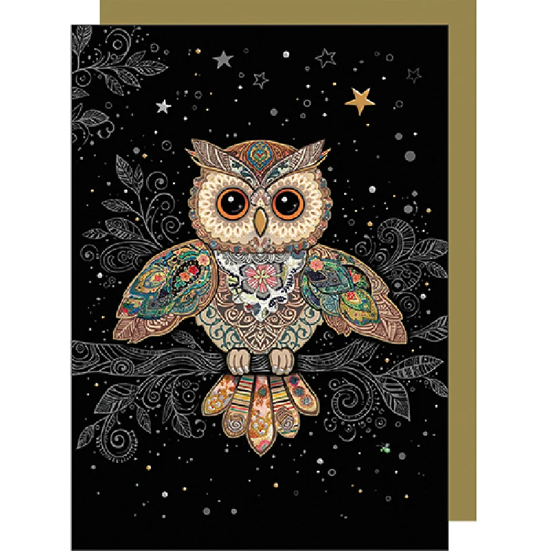 Carte double Chouette