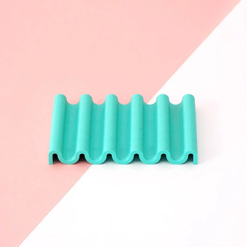 Porte-savon en PET recyclé - Onde caribéenne